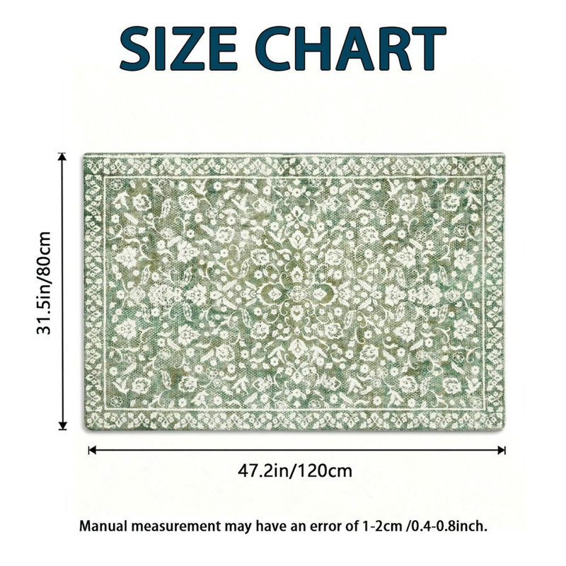 Tapis vert Ditsy