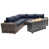 Bleu marine Sunbrella est en rupture de stock