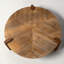 36.5" Rustic Round Coffee Table
