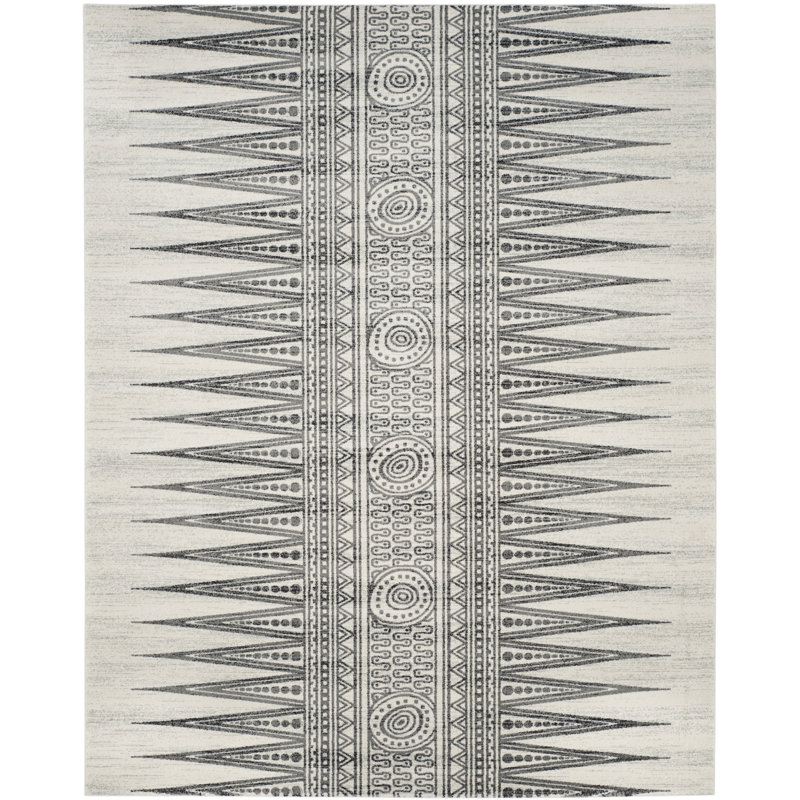 Tapis abstrait Evoke Performance, Rectangle 8 pi x 10 pi