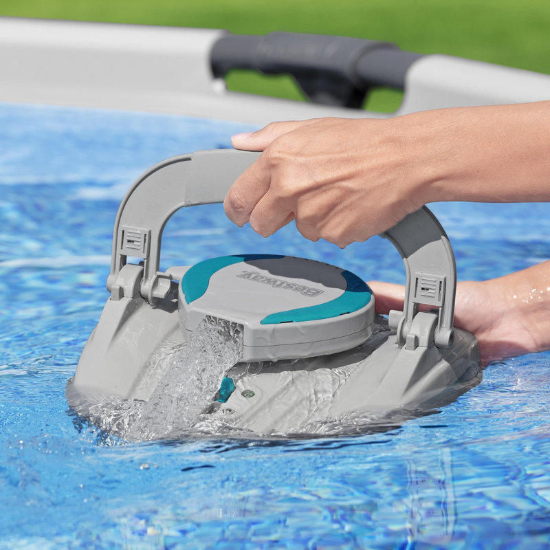 Bestway: AquaTronix: Aspirateur robotique pour piscine G100 - Nettoyage des débris sans fil pour les piscines hors terre
