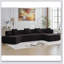 Canapé modulaire moderne en L de 140 po, sans assemblage requis, canapé modulaire Boucle-445098081