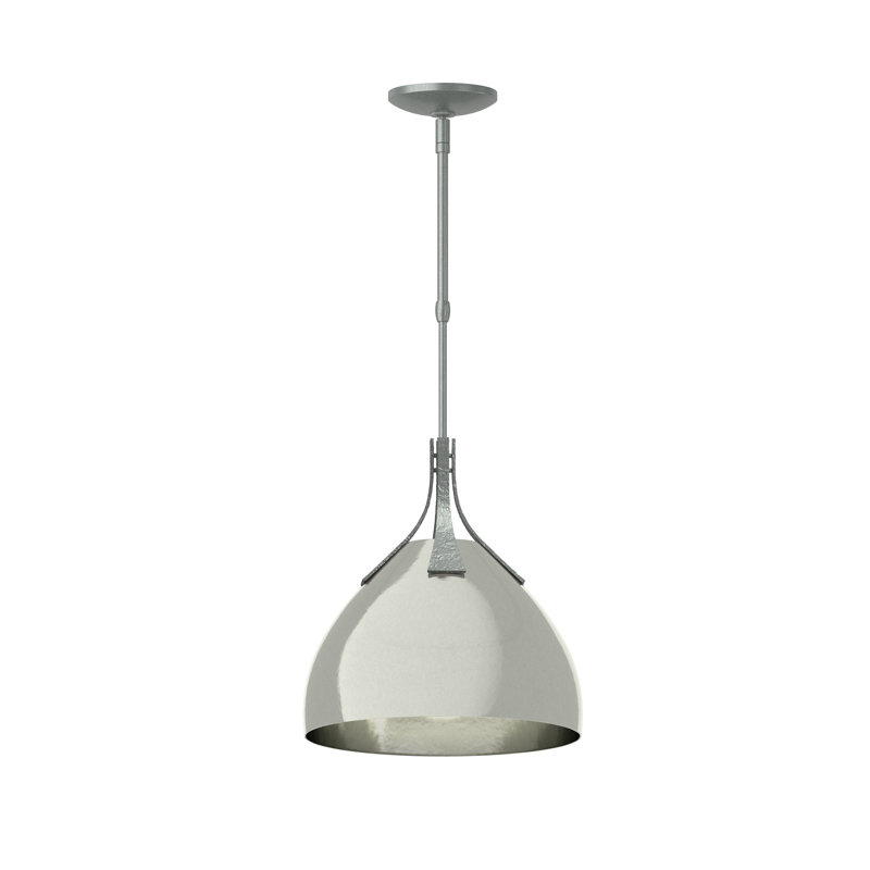 Summit 1 - Light Single Dome Pendant, Sterling, Vintage Platinum