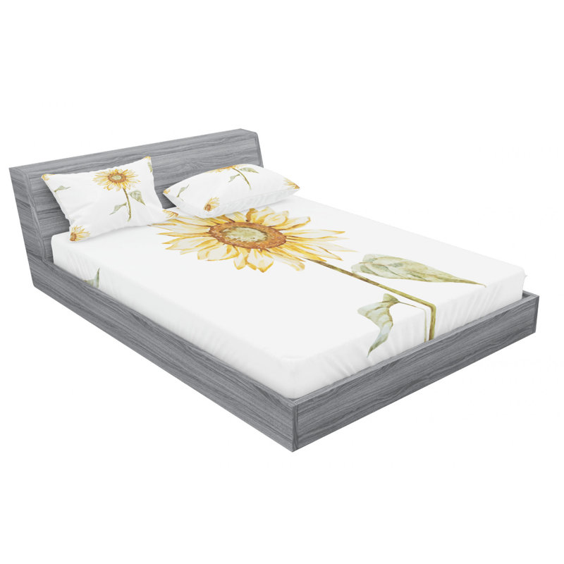 Microfiber Sheet Set, Full Sheet Set with Fitted Sheet