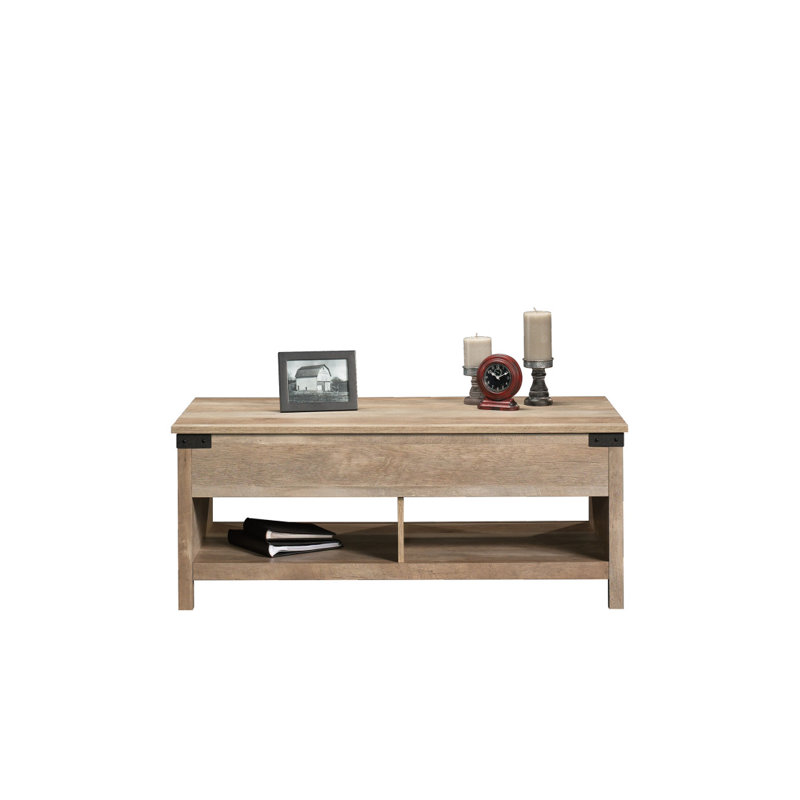 Lift-Top Coffee Table, Brown Finish