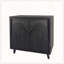 Armoire de rangement moderne en bois noir