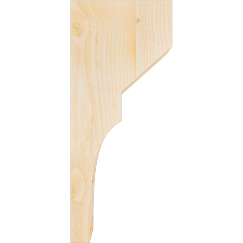 Corbeau Monterey, H 28 po x l 4 po x P 12 po, Sapin de Douglas, Sciage brut