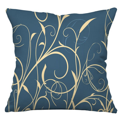 Coussin en coton Swirls