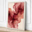 Crimson Flow Abstract - Wrapped Canvas-435394675-435394684