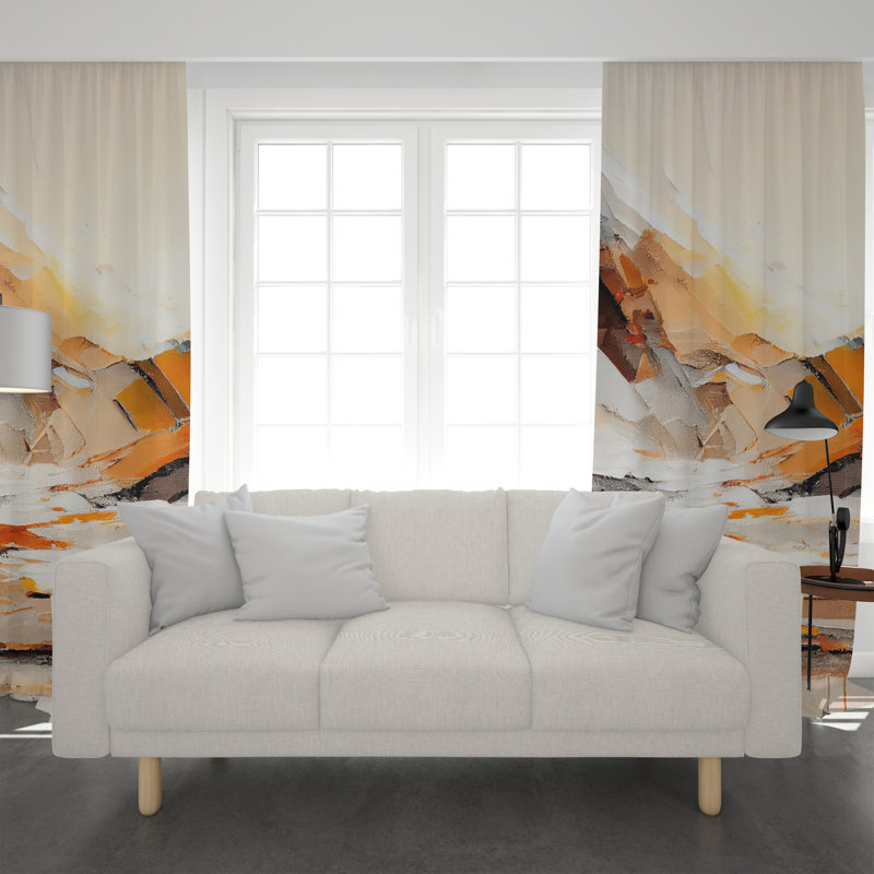 Jitu Room Darkening Curtain Pair, 40" W x 82" L