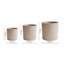 Valetta Three Indoor Cement Plant Pots-1672096674