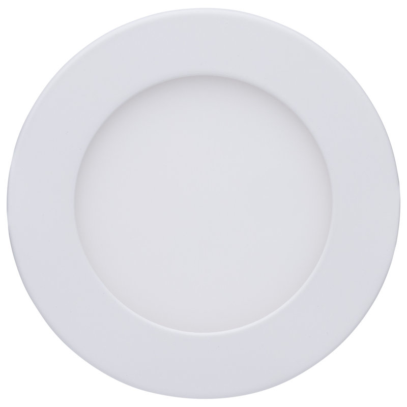 8/12 Watt LED Direct Wire Downlight 27K/3K/35K/4K/5K CCT Remote Driver 4 Inch Round Flat Face Dual Dimming