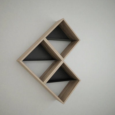 3 Piece Accent Shelf with Adjustable Shelves