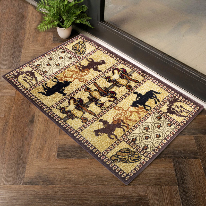 Tapis d'intérieur avec envers en jute, Rectangle 7 pi 10 po x 10 pi 3 po