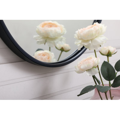 Sabine Metal Round Wall Mirror