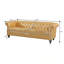 Canapé Chesterfield à accoudoirs roulés 3 places-133038774