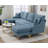 Fleurine Upholstered L-Shaped Sectional Reversible-1878104329