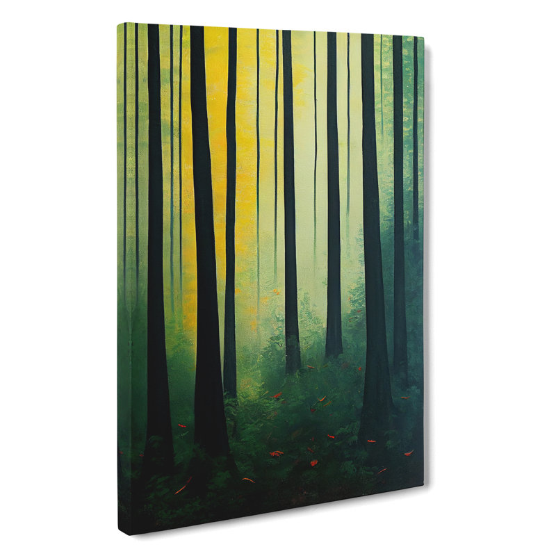 XV1022-4886X Unspoilt Forest - Print, Wrapped Canvas, 50cm H x 35cm W, No Matte