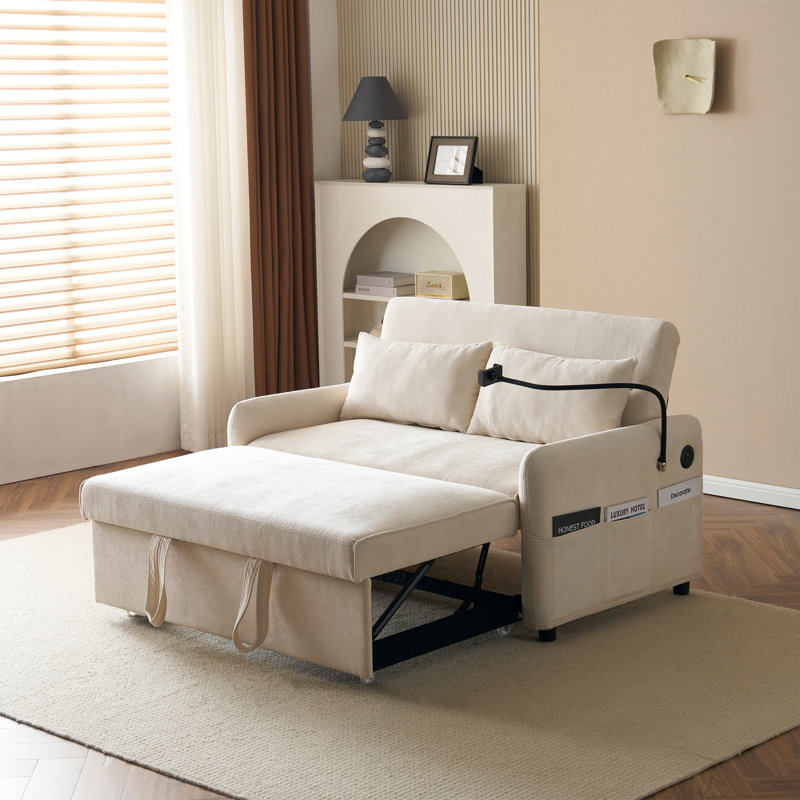 Sofa, Beige Chenille, Beige