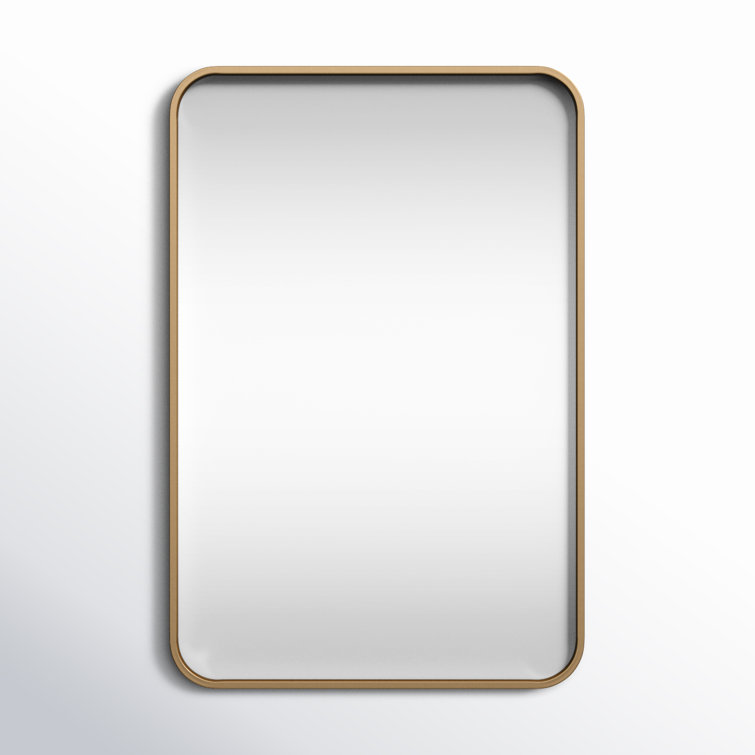 Sabine Metal Rounded Rectangle Wall Mirror