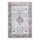 Tapis beige / brun traditionnel lavable et antidérapant 
