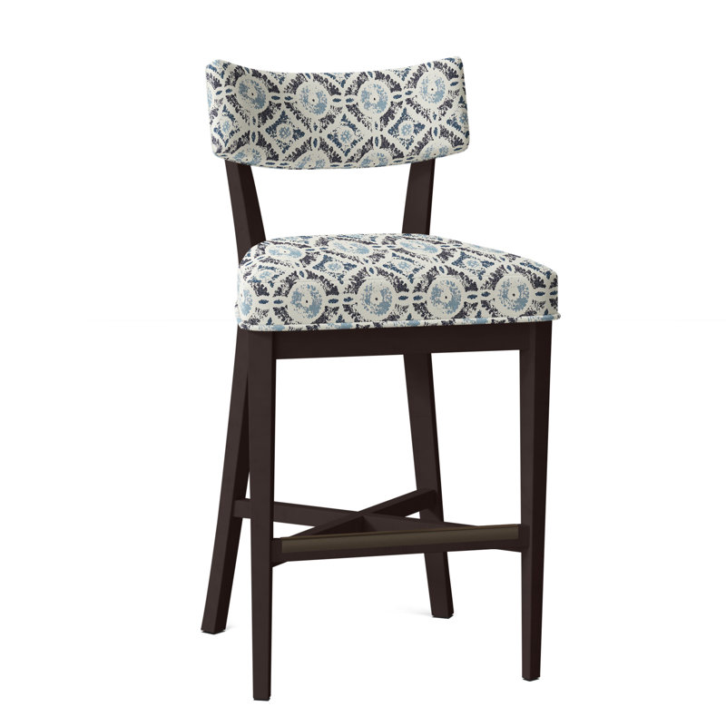 Tabouret de bar 29,5 po Juliet, Perigold Wittstock indigo, Espresso, Tabouret de bar (siège d'une hauteur de 29,5 po)