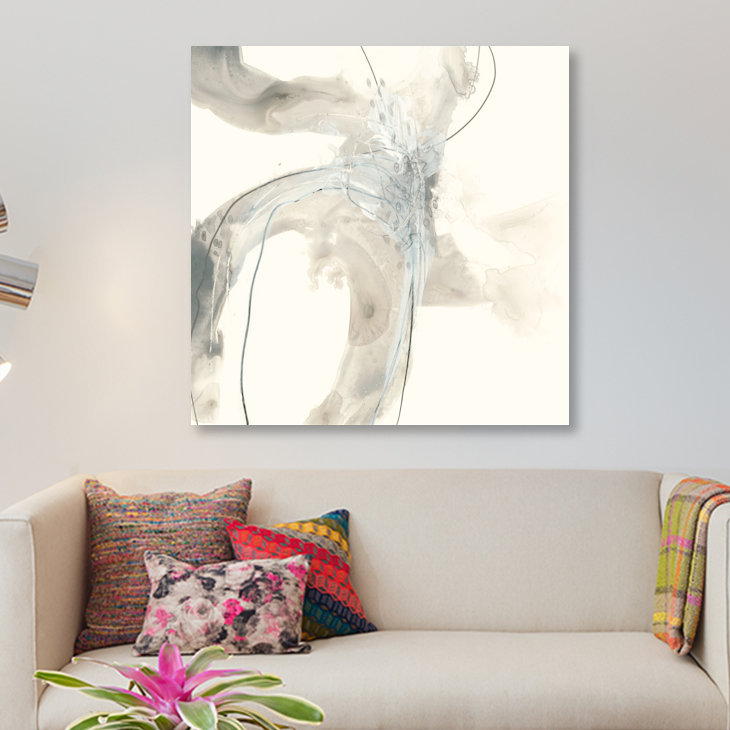 « divination ii », reproduction sur toile, H 26 po x l 26 po x P 1,5 po, Pas de tapis, Toile tendue