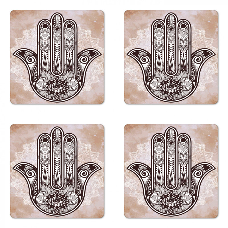 Sous-verre hamsa