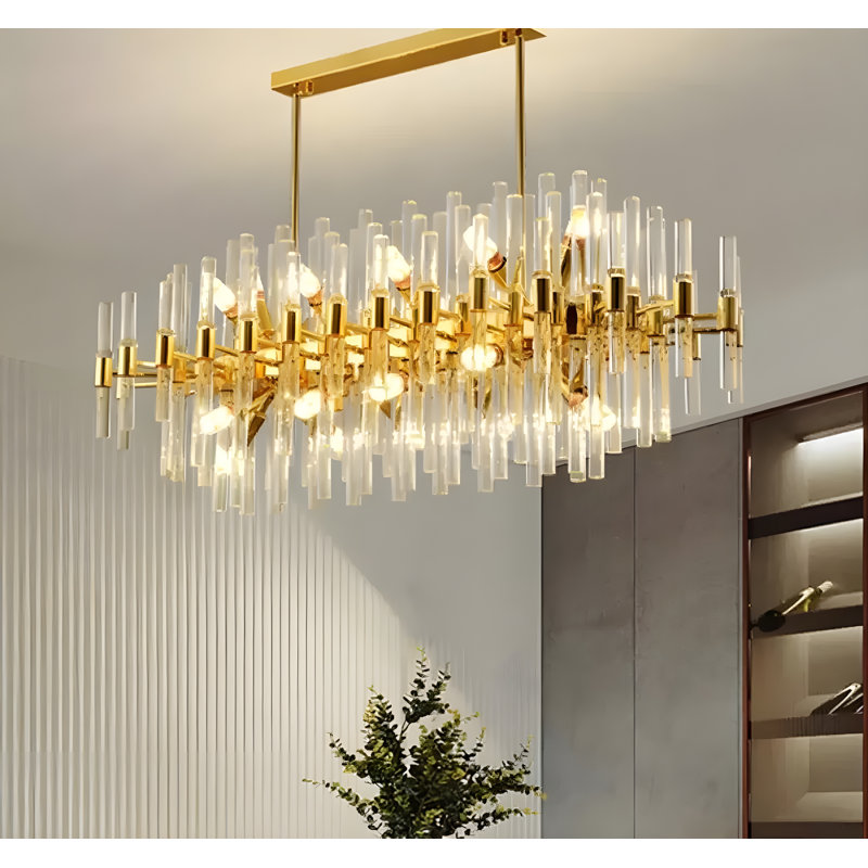 Mcguire Crystal Chandelier, 135cm H x 100cm W x 45cm D, 19