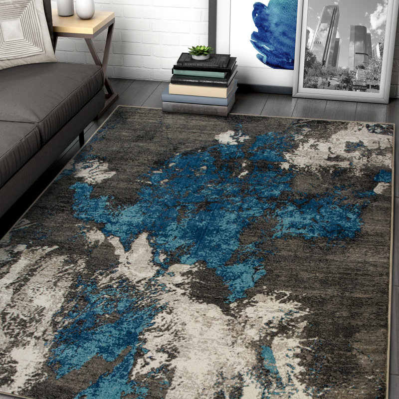 Aelicia Abstract Indoor Rug, Rectangle 7'9" x 10'
