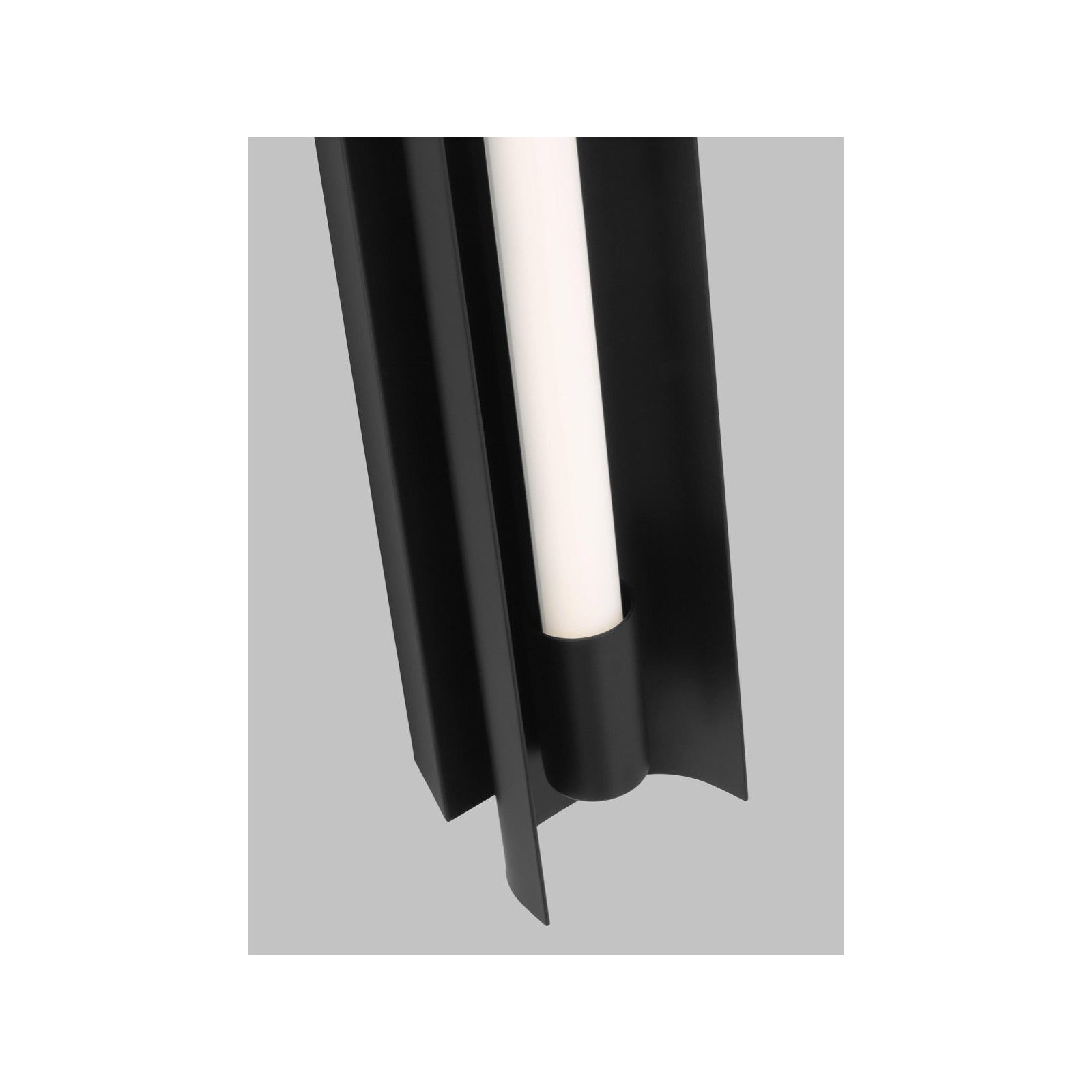 Single Dimmable LED Bath Bar, Midnight Black