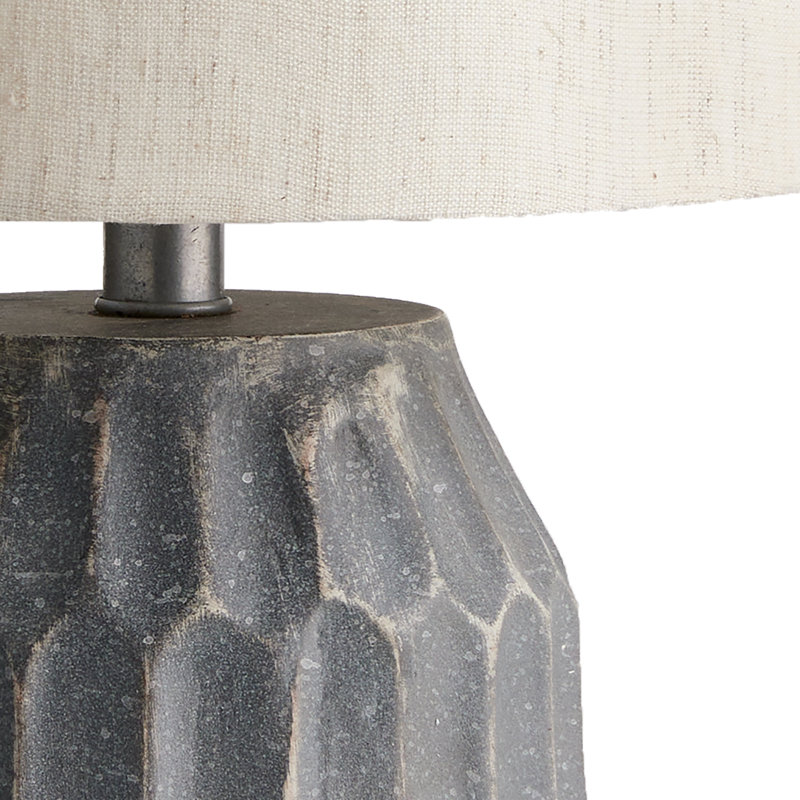 Lampe de table Delos Natural Ecomix, gris