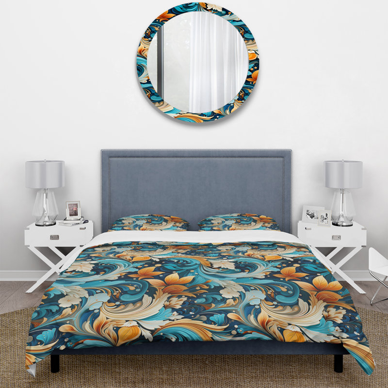 Ensemble de housse de couette Desert Mirage, Housse de couette simple + 1 taie décorative stan