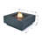 Square Concrete Smokeless Fire Pit Table-86332016