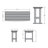 Arbnora 2 - Person Patio Dining Set with Rectangular Table-33351114
