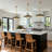 Julyn Farmhouse Pendant Light, 17" Dome Black Large Industrial Hanging Light for Kitchen Island,Coffee-8680289