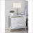Sterling Modern Silver Mirrored 3-Drawer Wood Nightstand