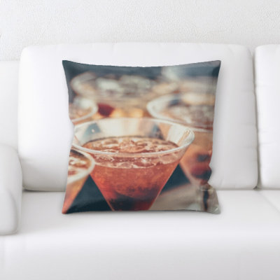 Isabell Alcholic Beverage Square Pillow Cover & Insert