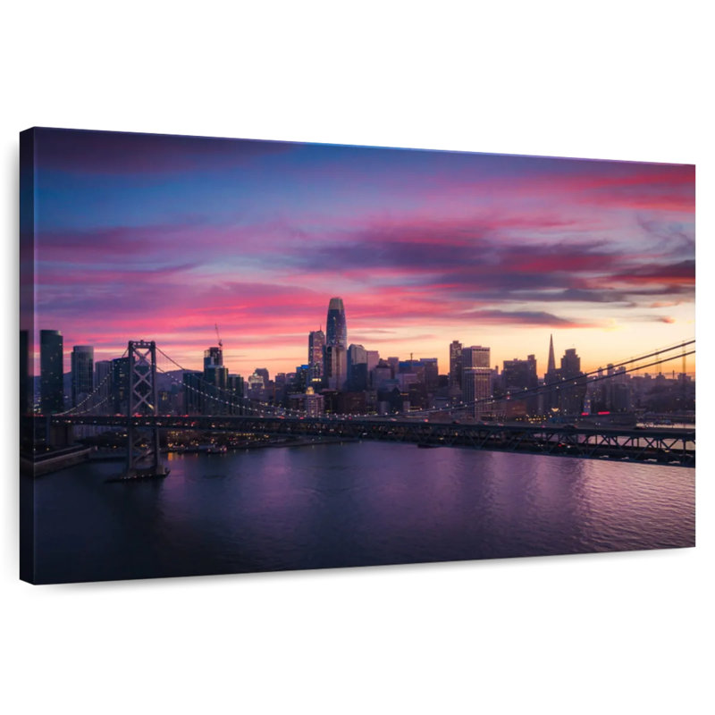 Lilie Chicago Marshall Suloway Bridge, 32" H x 48" W