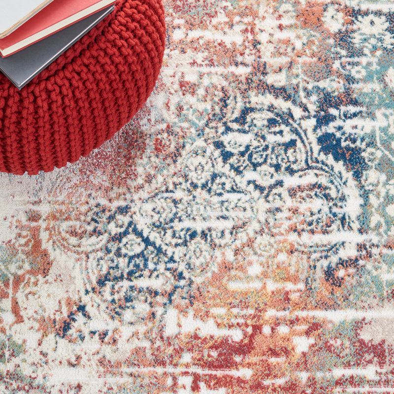 Skyler Performance Oriental Rug, Square 6'7"