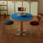 Pieds de table en acier inoxydable-1101114399