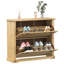 12 Pair Solid Wood Shoe Storage Cabinet