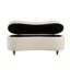 Banc de rangement Boucle crème Voir ci-dessous-1207692342