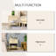 40cm W Engineered Wood Bedside Table