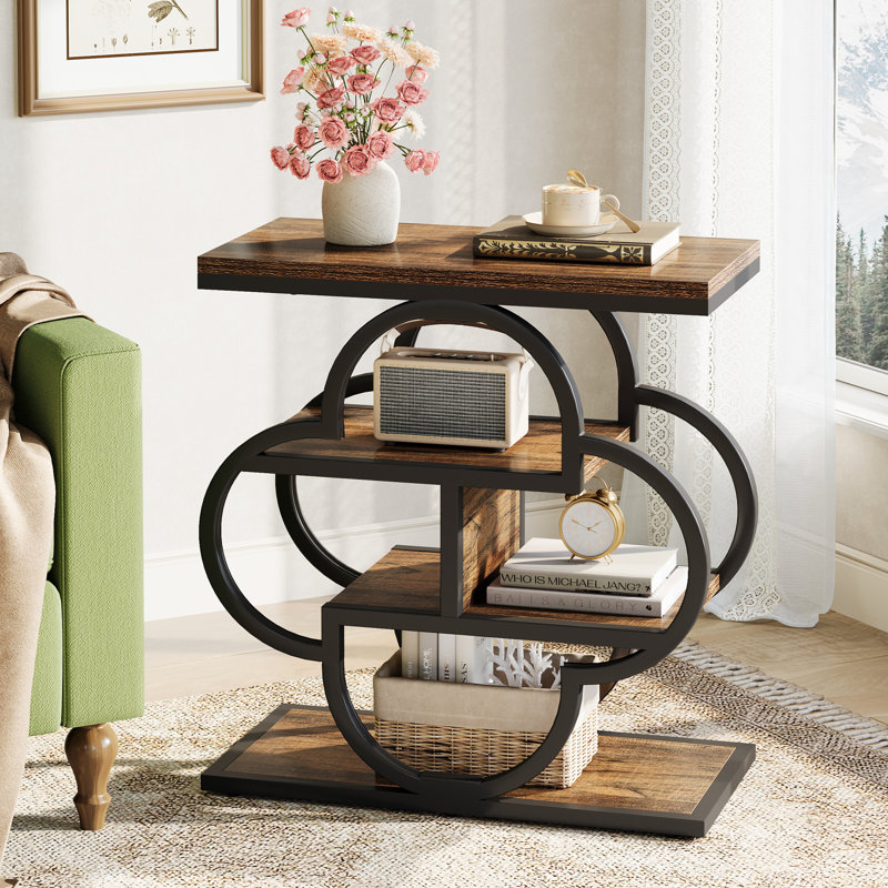 4-Tier Narrow Side Table