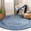 Tapis bleu marine / ivoire Callista-423223720