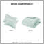 , 3 pièces, double / grand, velours écrasé, édredon réversible, et - pièces de remplissage double / grand en velours avec peau-122451572-122451574