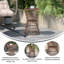 Table d'appoint Fielder Boho