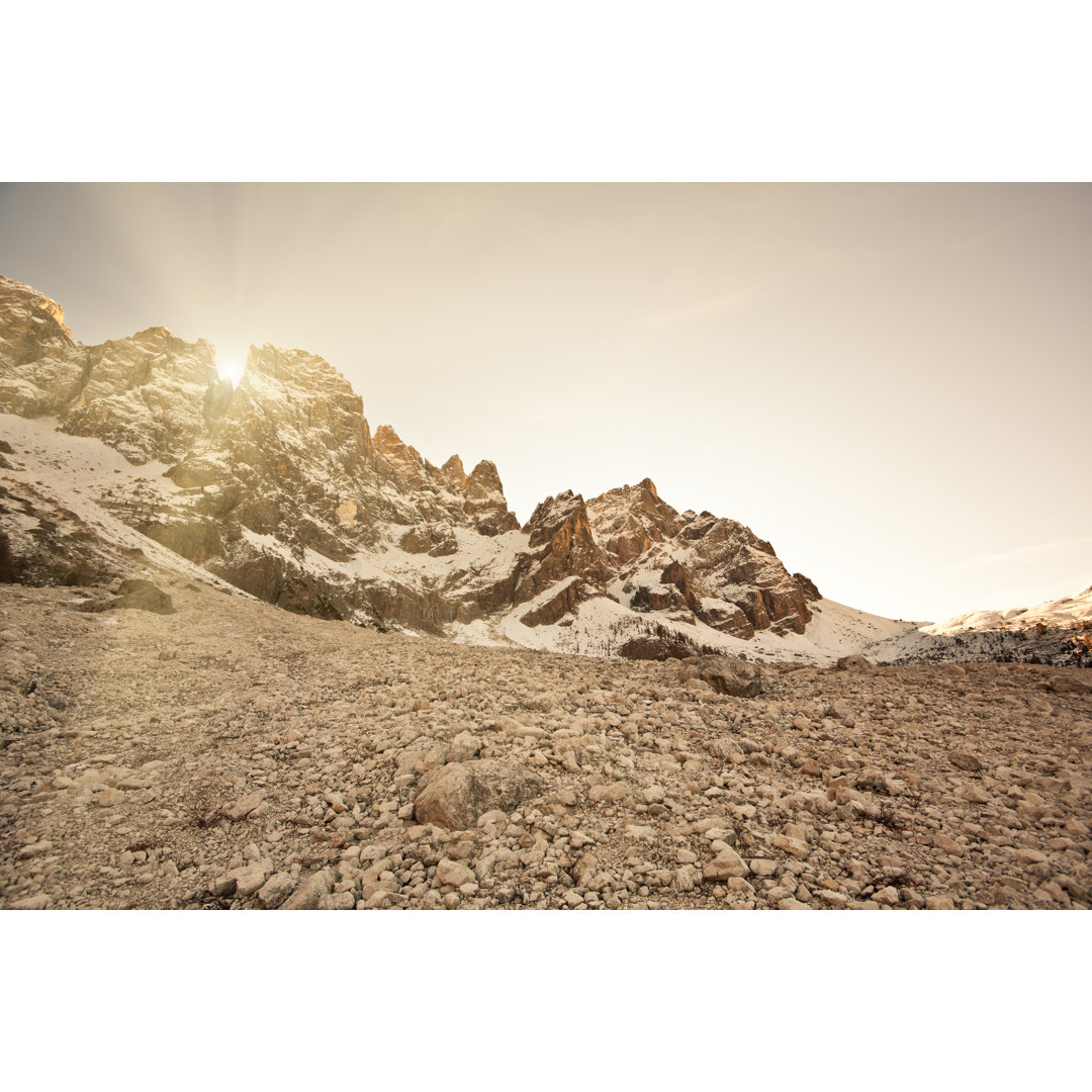 Sonnenaufgang in den Dolomiten von Zodebala - Kunstdrucke auf Leinwand