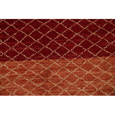 Tapis moderne teint à la main Gabbeh 6 x 8